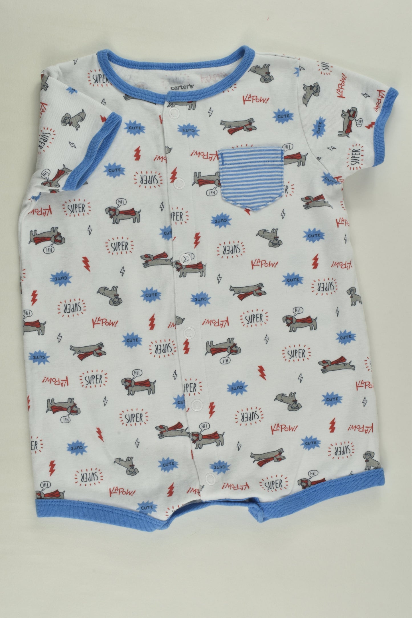 Carter's Size 0 (9 months) Super Dog Short Romper