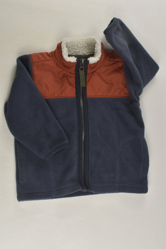 Carter's Size 0 Fleece Zip Jumper