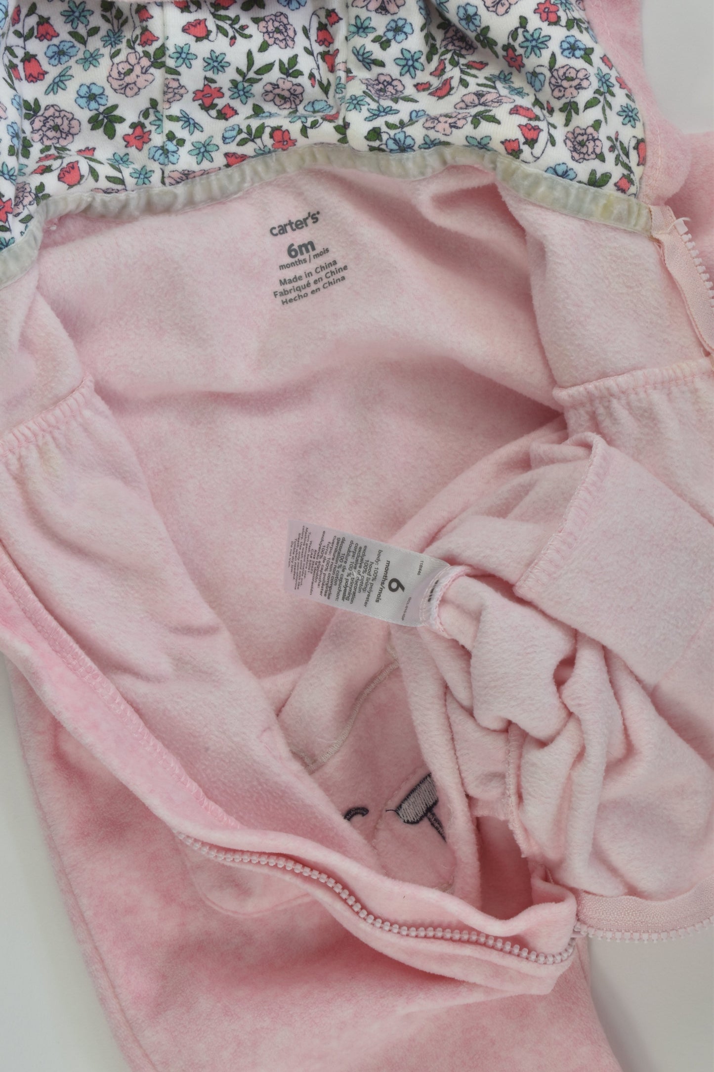 Carter's Size 00 (6 months) Fleece One Piece