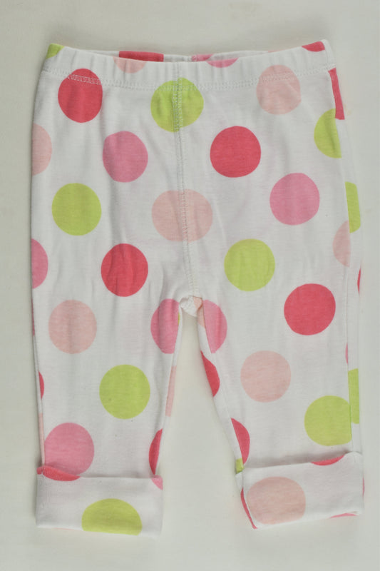 Carter's Size 000 Flower Back Pants