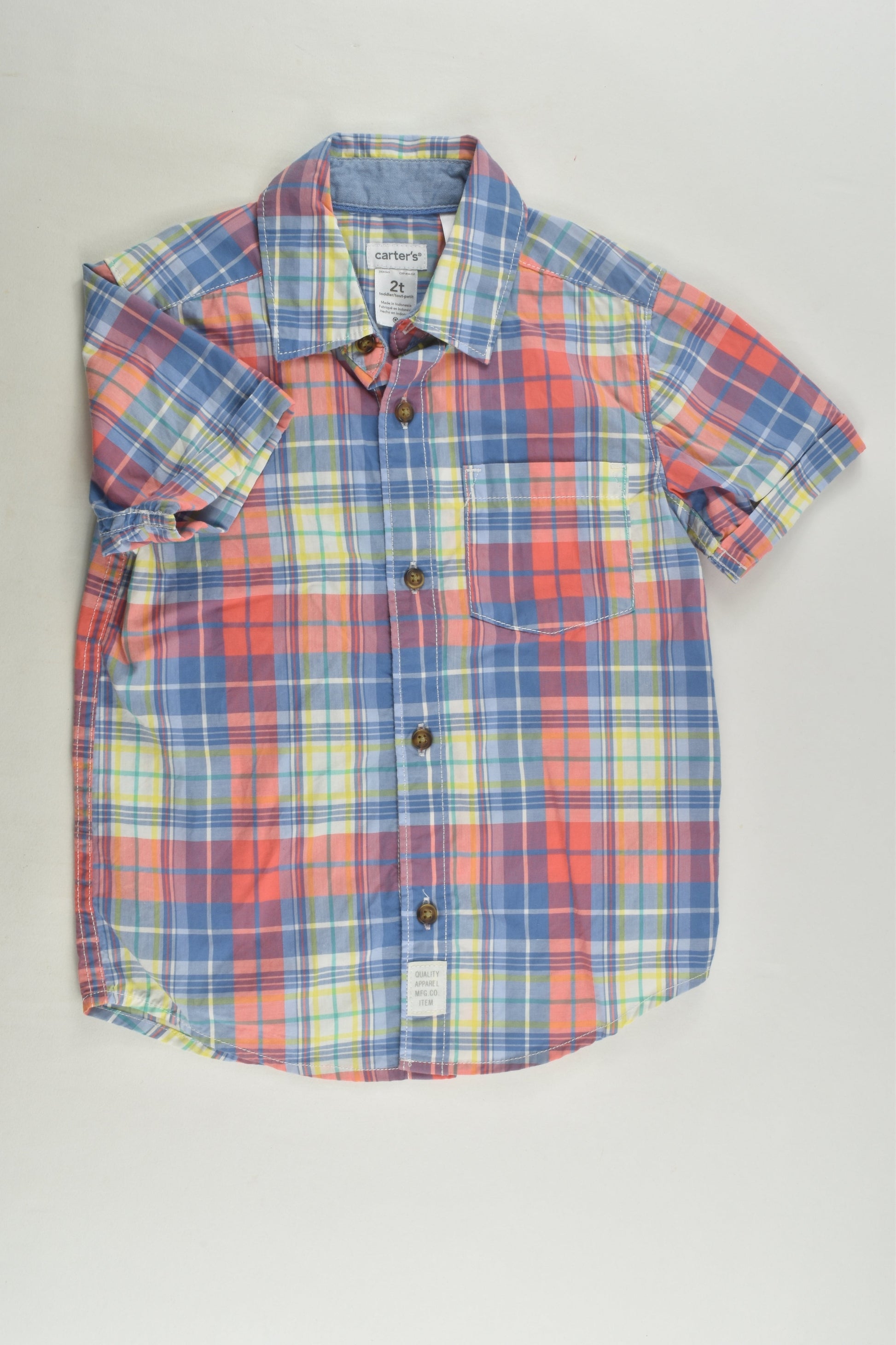 Carter's Size 2 Checked Shirt
