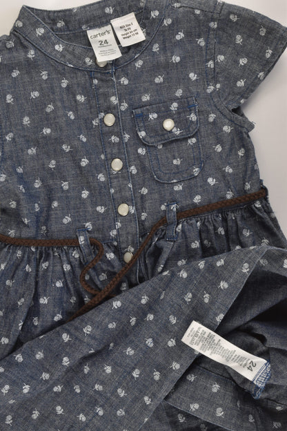 Carter's Size 2 Denim Dress