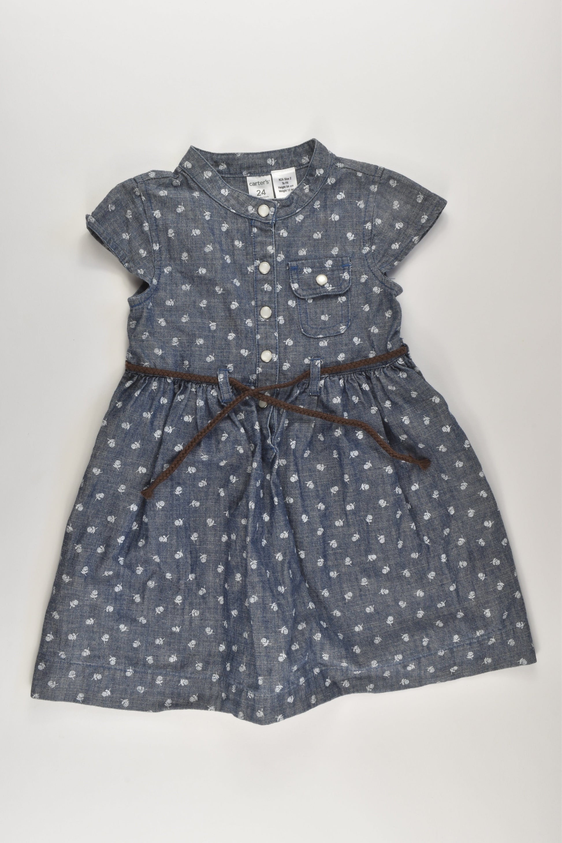 Carter's Size 2 Denim Dress