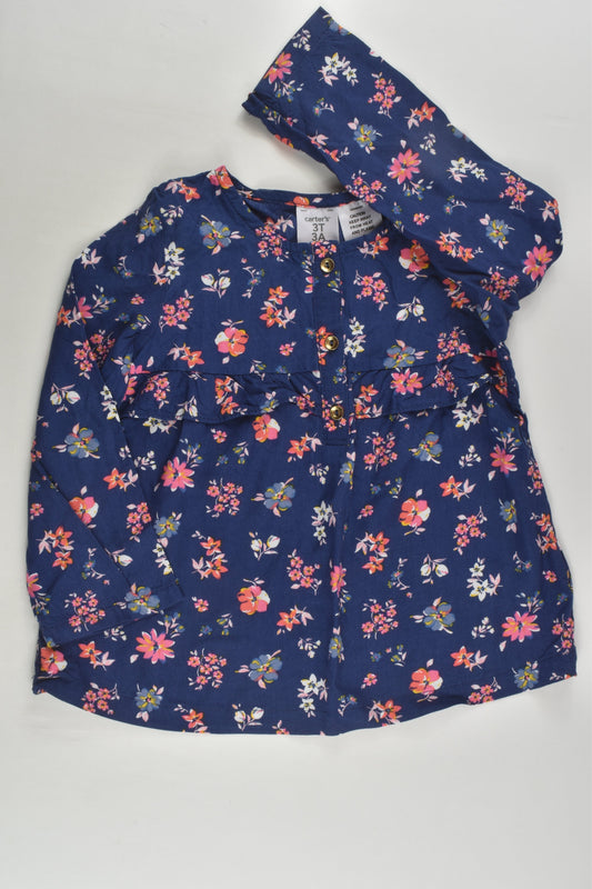 Carter's Size 3 Floral Blouse