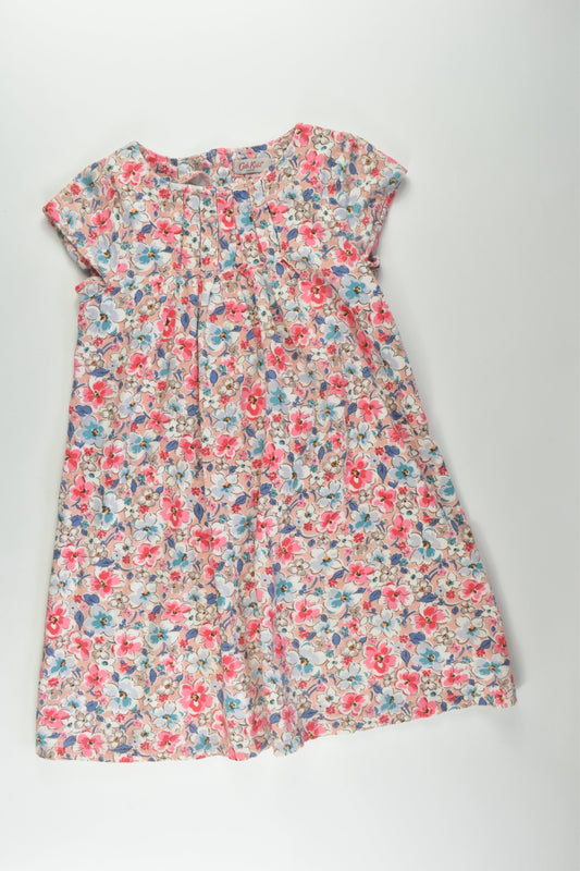Cath Kids London Size 5-6 Floral Cord Dress