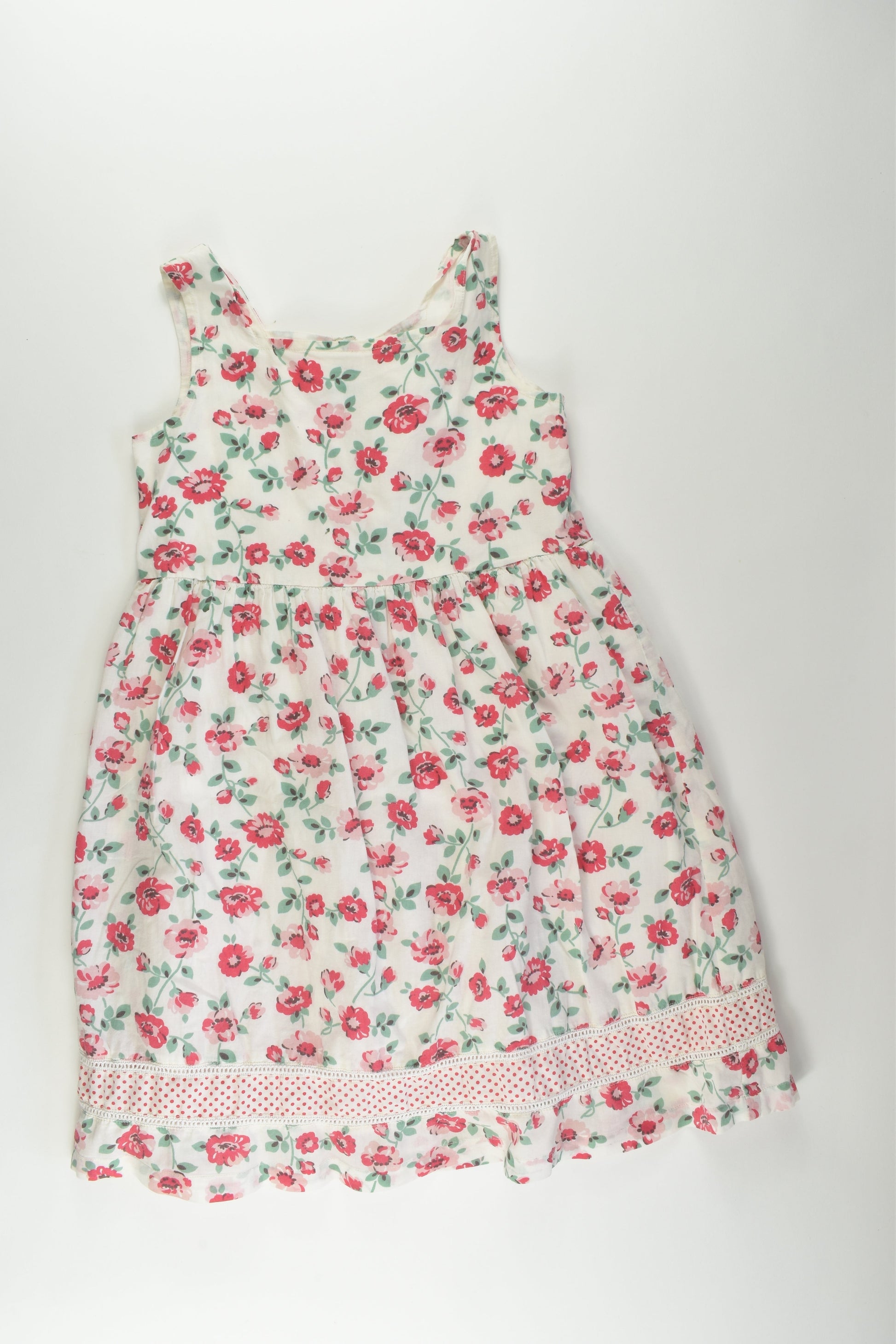 Cath Kids London Size 5-6 Lined Floral Dress