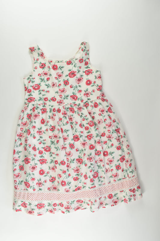 Cath Kids London Size 5-6 Lined Floral Dress
