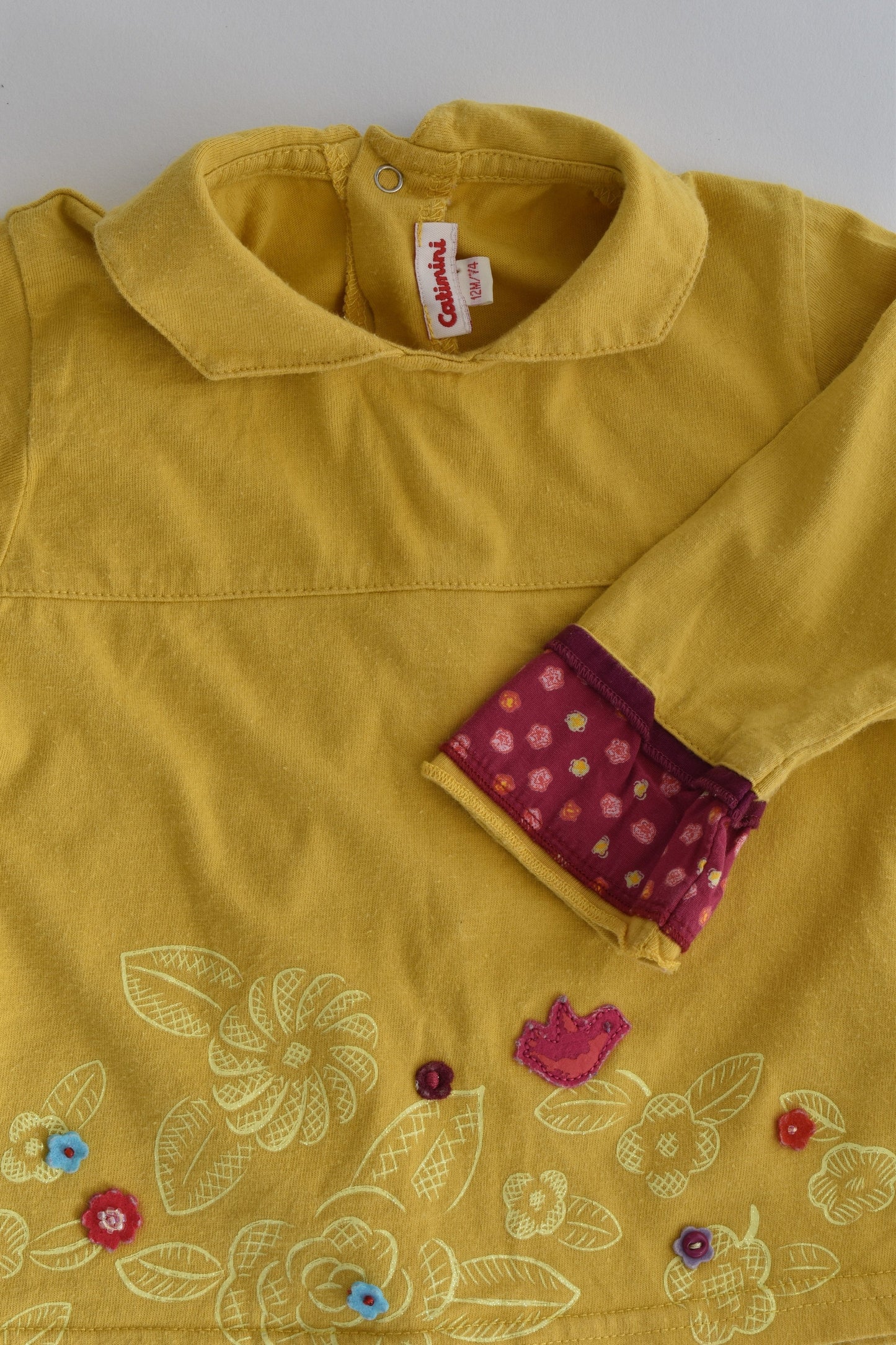 Catimini (France) Size 0 (12 months, 74 cm) Collared Top