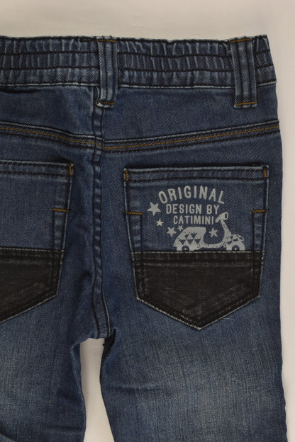 Catimini (France) Size 3 (98 cm) Vespa Back Pocket Denim Pants