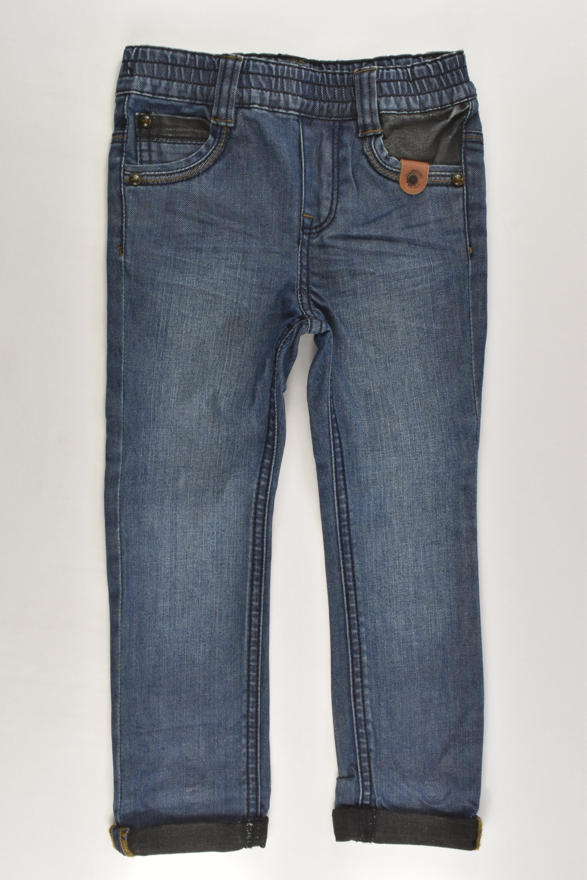 Catimini (France) Size 3 (98 cm) Vespa Back Pocket Denim Pants