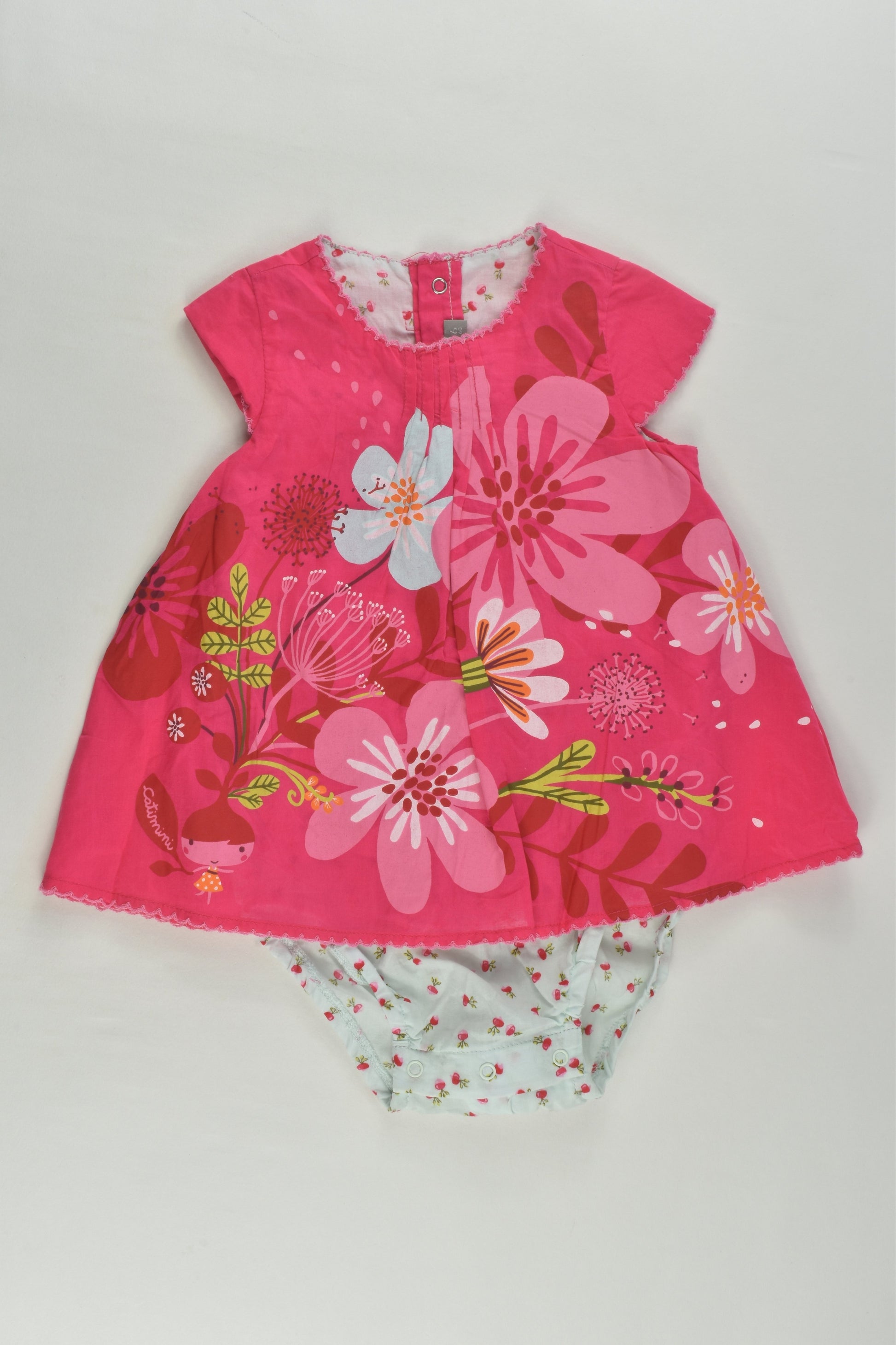 Catimini Size 00 (6 months, 68 cm) Flowers and Radishes Outfit