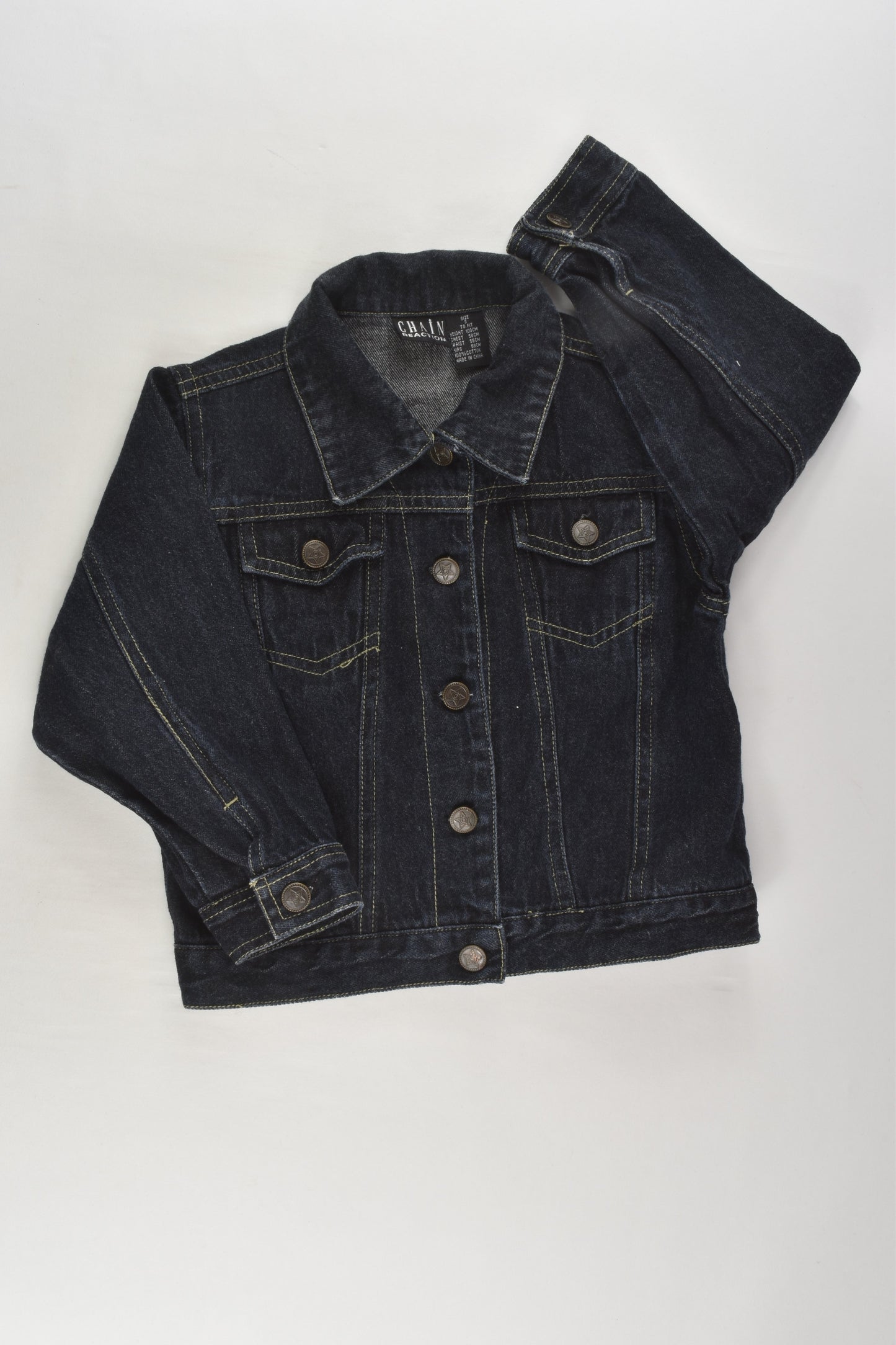 Chain Reaction Size 3 Denim Jacket