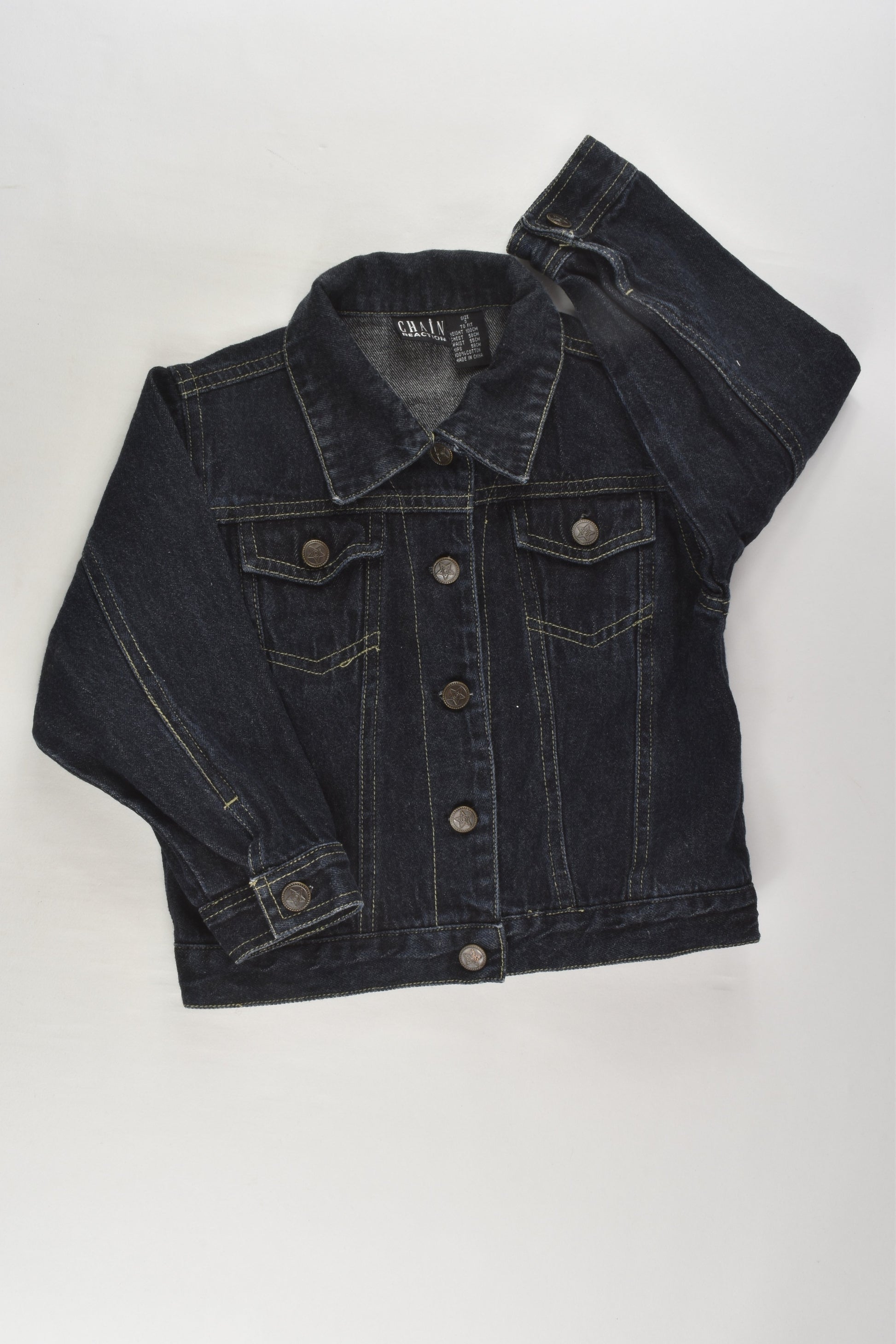 Chain Reaction Size 3 Denim Jacket