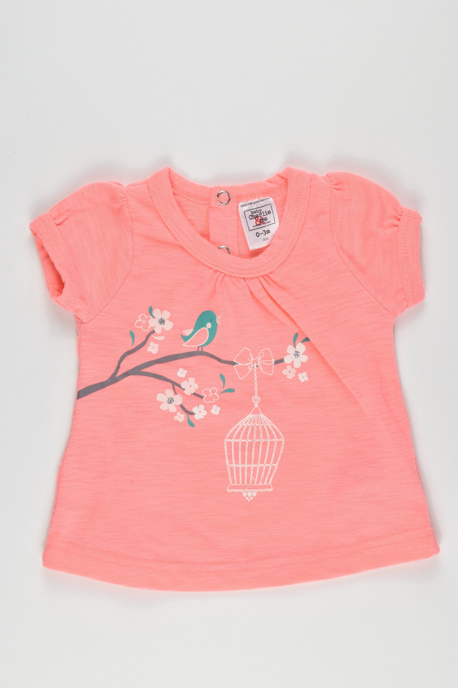 Charlie & Me Size 000 (0-3 months) T-shirt
