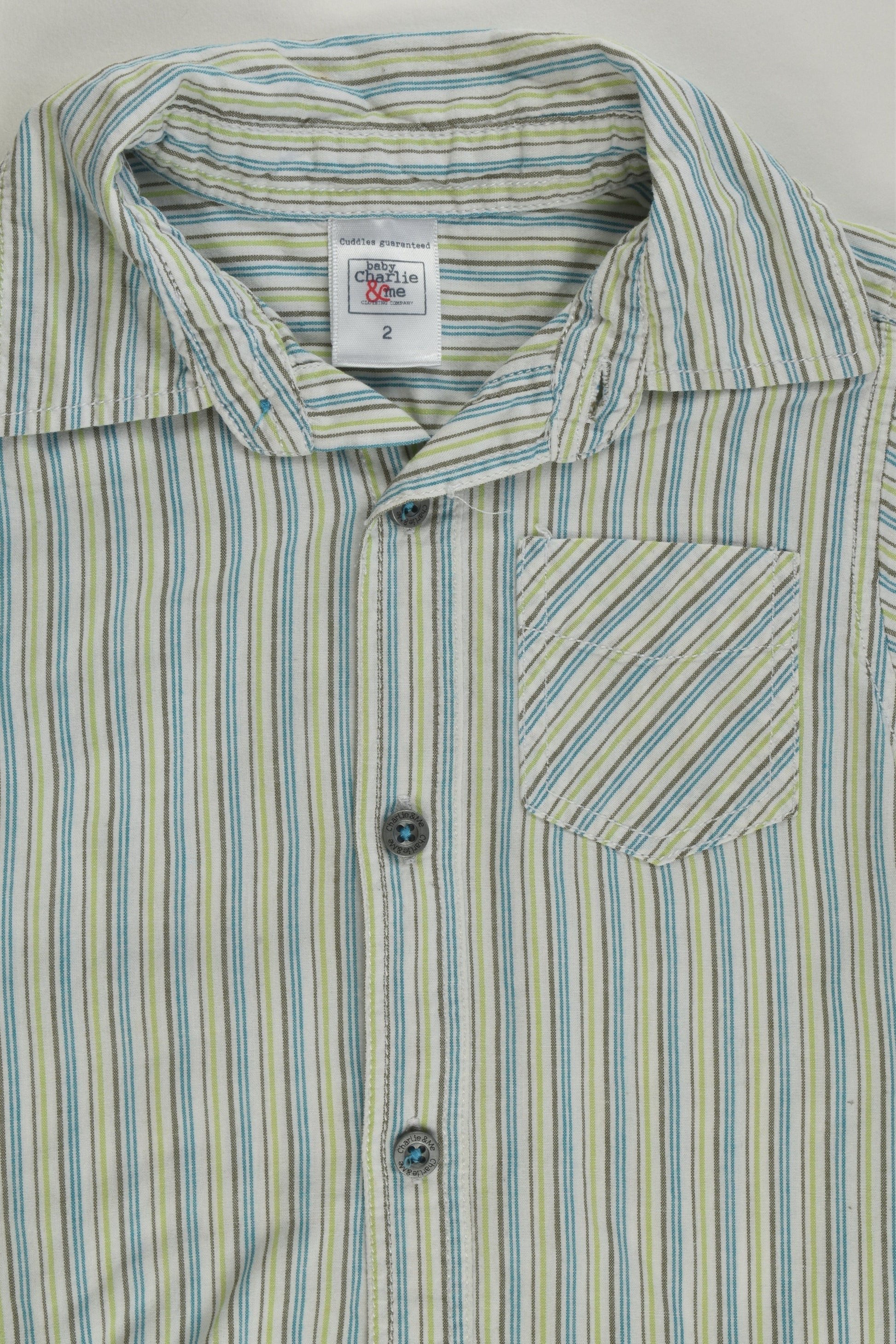 Charlie & Me Size 2 Striped Shirt