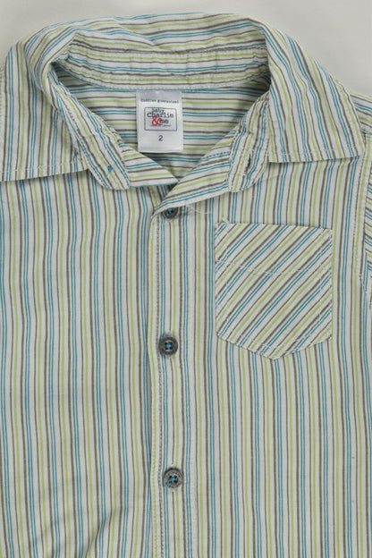 Charlie & Me Size 2 Striped Shirt