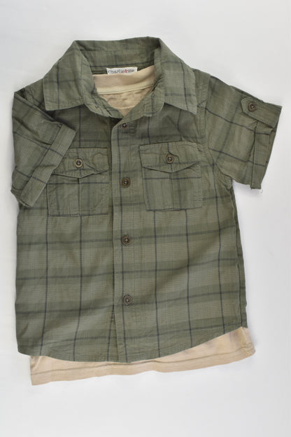Charlie & Me Size 2 'Think Green, Recycle' Shirt