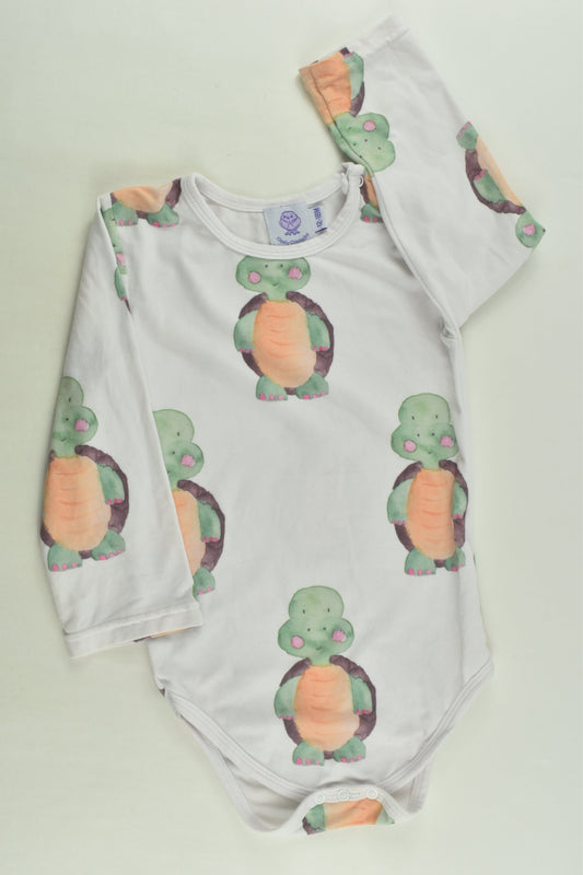 Cheeky Chickadee Size 1 Tortoise Bodysuit