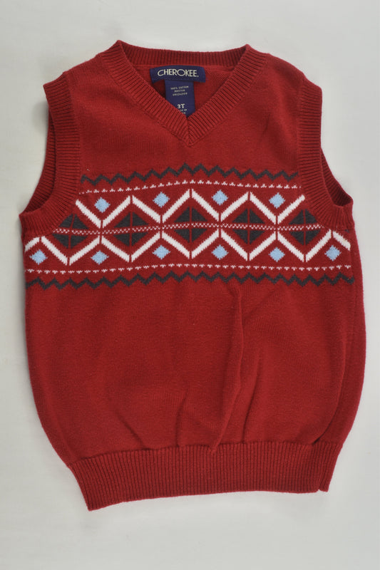 Cherokee Size 3 Knit Vest
