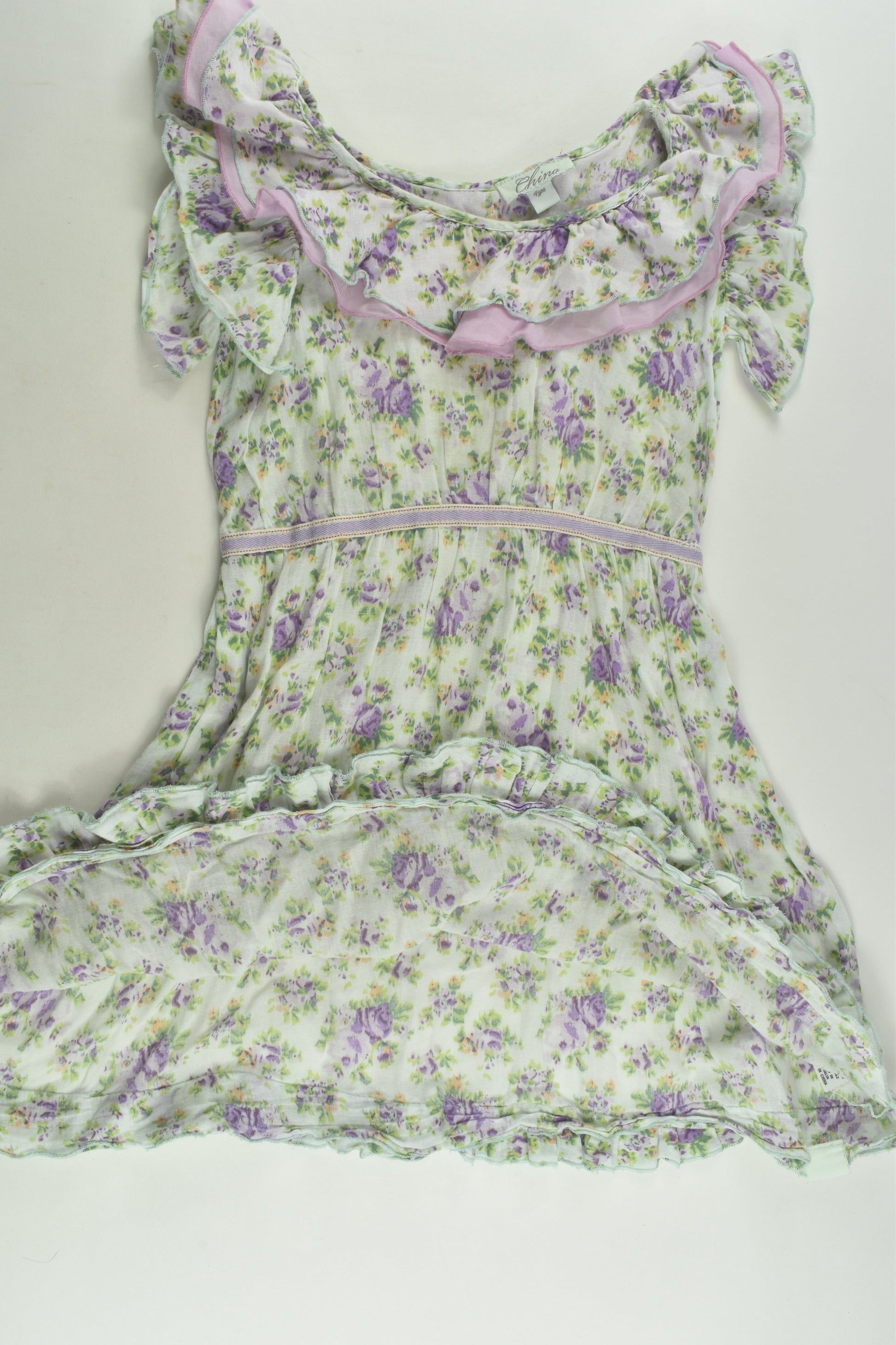 Chino Kids Size 4 Floral Dress