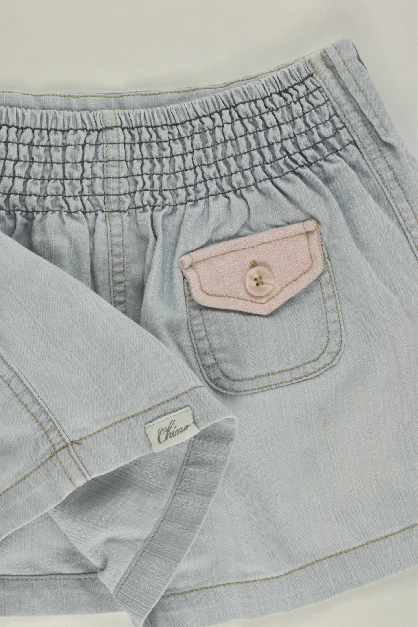 Chino Kids Size 5 Lightweight Denim Skirt