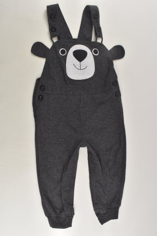 Chirpie Pie Size 0 Bear Overalls