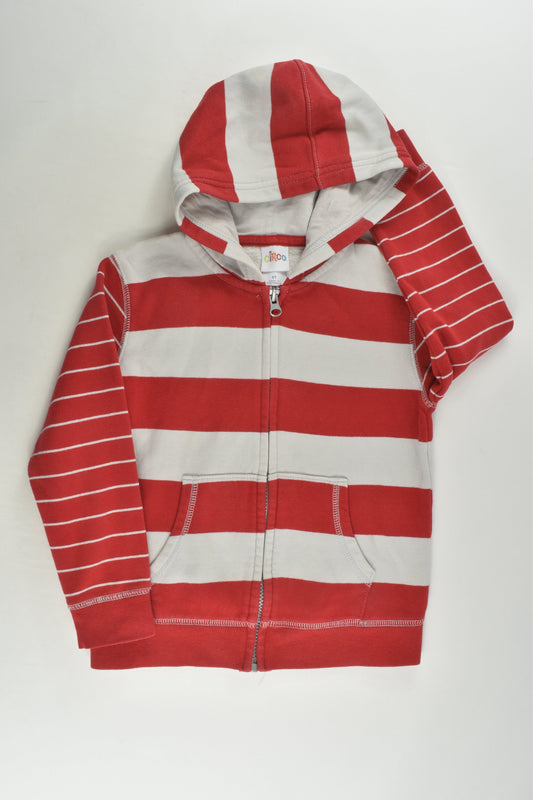 Circo Size 5 Striped Zip Jumper