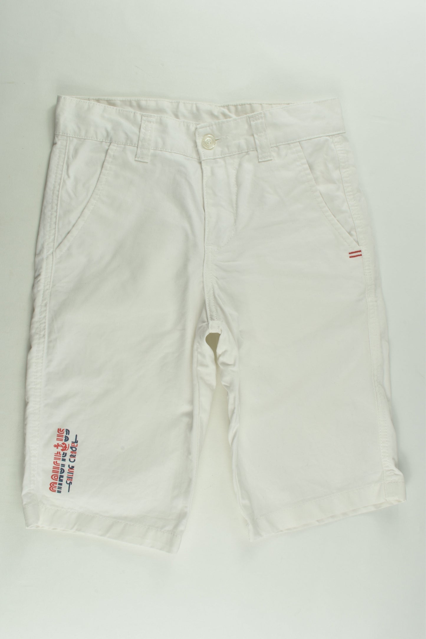 Citadel Size 10 White Nautical Chino Shorts