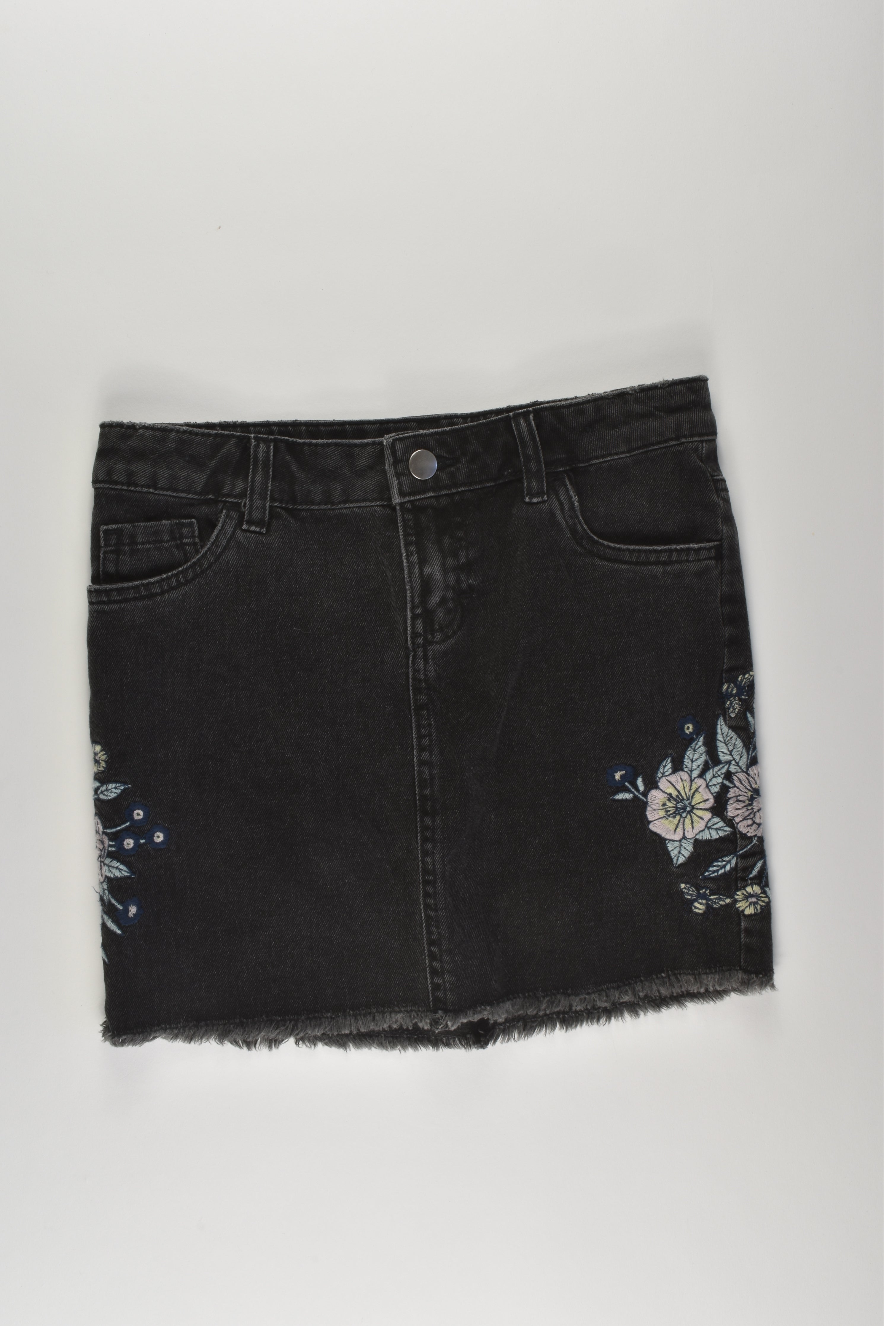 Black denim clearance skirt size 10