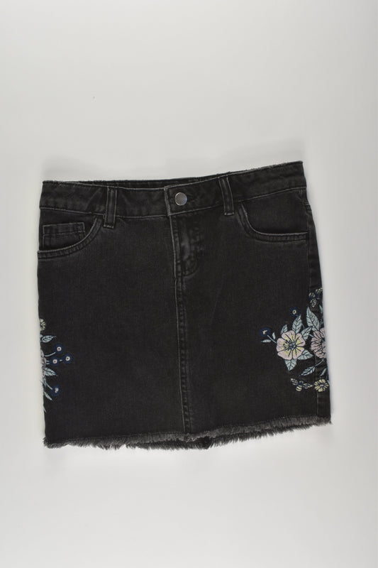 Clothing & Co Size 10 Embroidery Denim Skirt