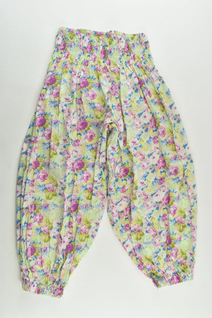 Coco and Ginger Size 7 Floral Baggy Pants