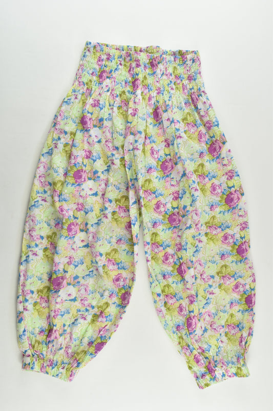 Coco and Ginger Size 7 Floral Baggy Pants