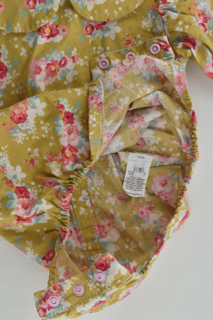 Coctail Kids Size 1 Floral Romper
