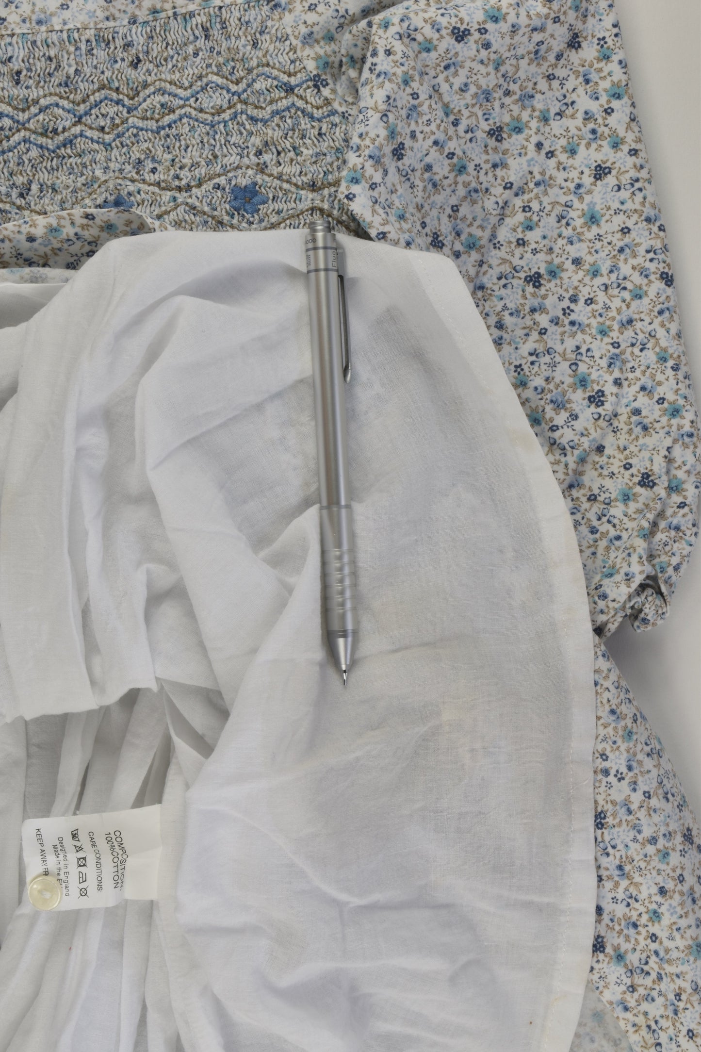 Confiture Size 3 Floral Lined Smocked Dress