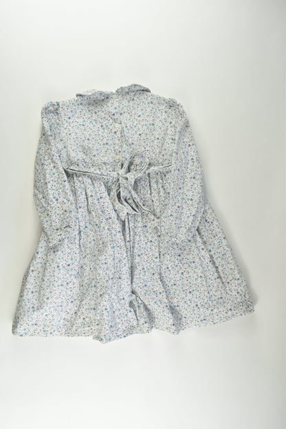 Confiture Size 3 Floral Lined Smocked Dress