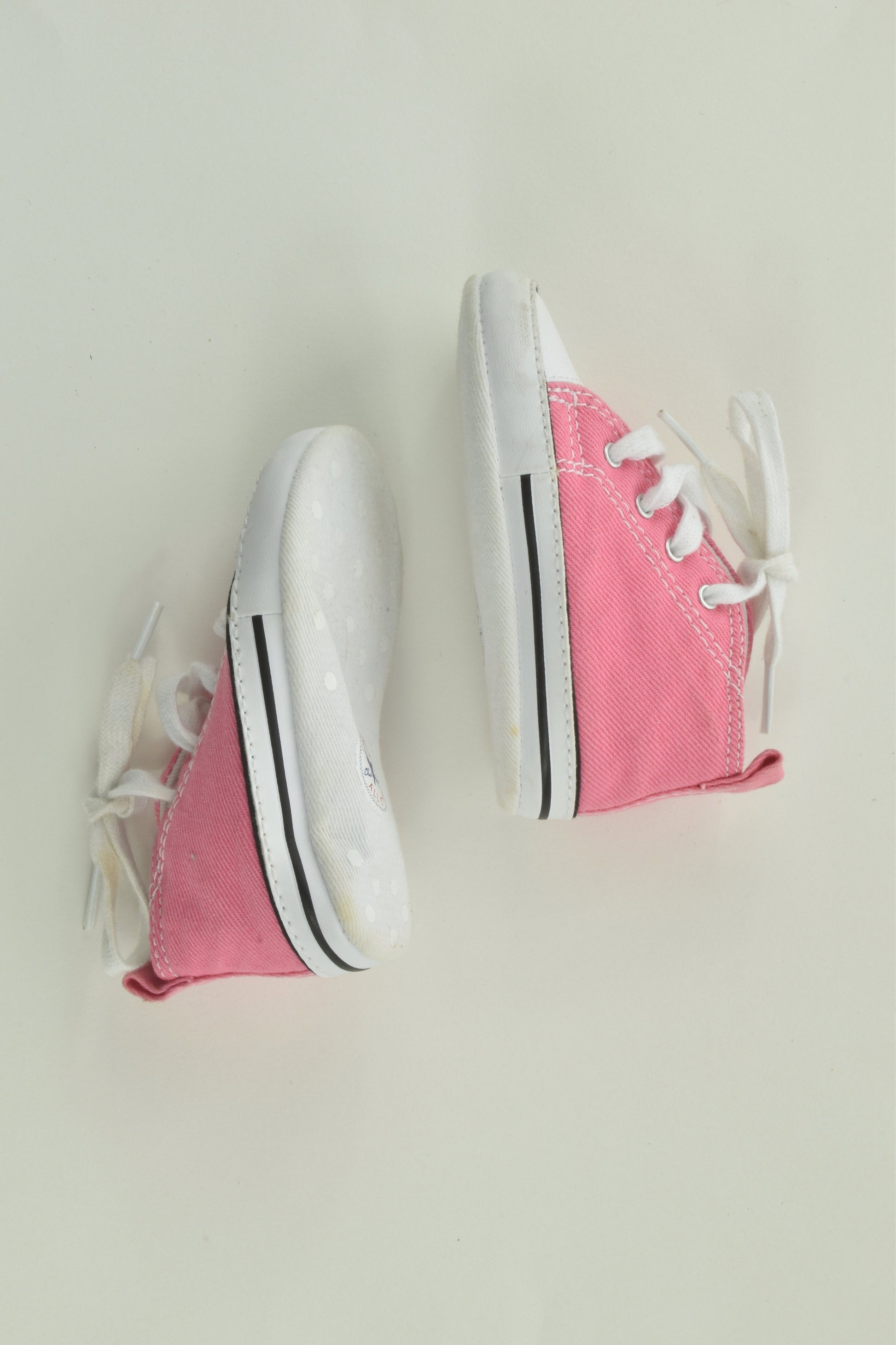 Converse All Star Size 3 Pink Soft Sole Shoes