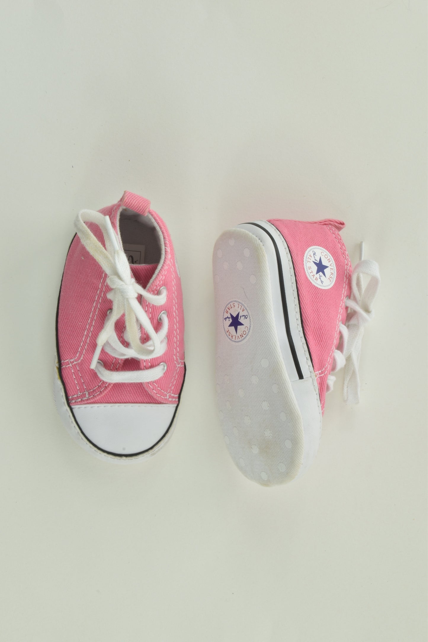 Converse All Star Size 3 Pink Soft Sole Shoes