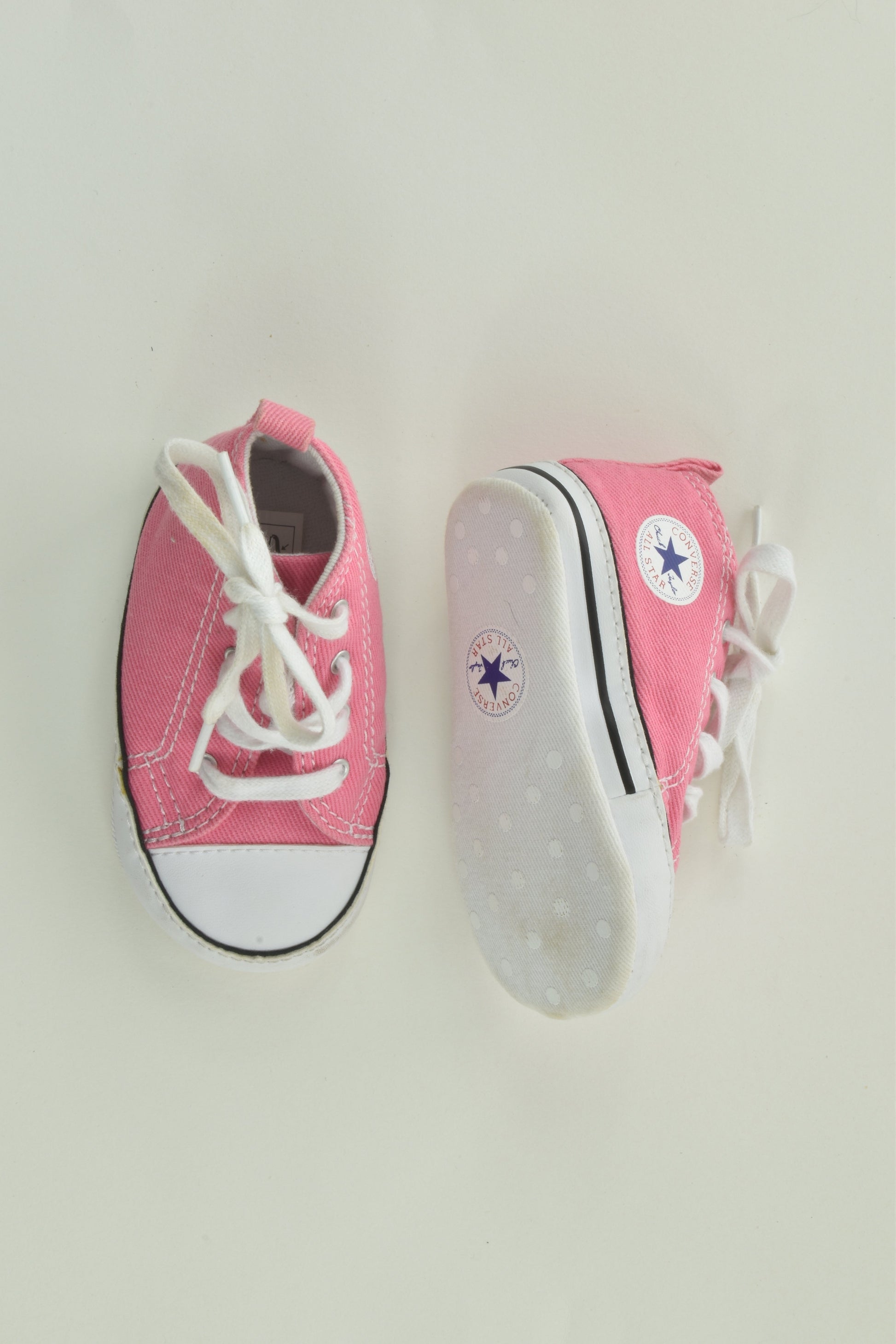 Converse All Star Size 3 Pink Soft Sole Shoes