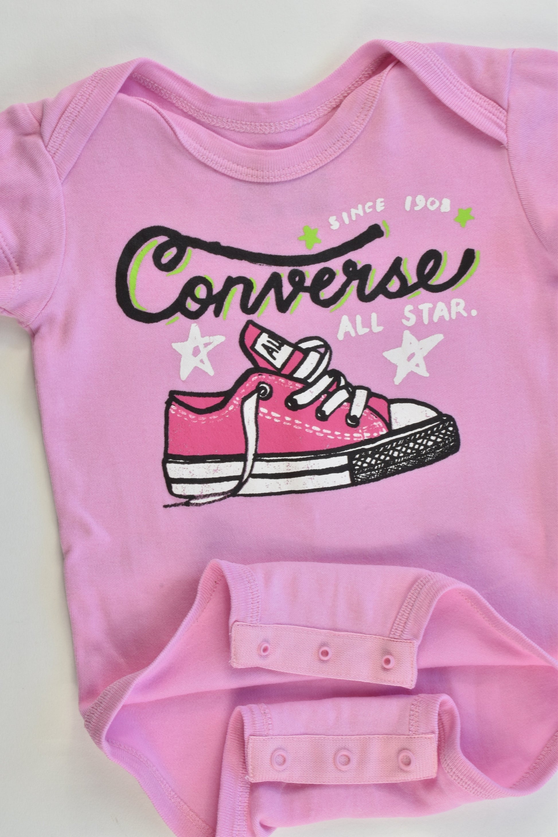 Converse All Star Size 3/6 months (65-70 cm) Bodysuit