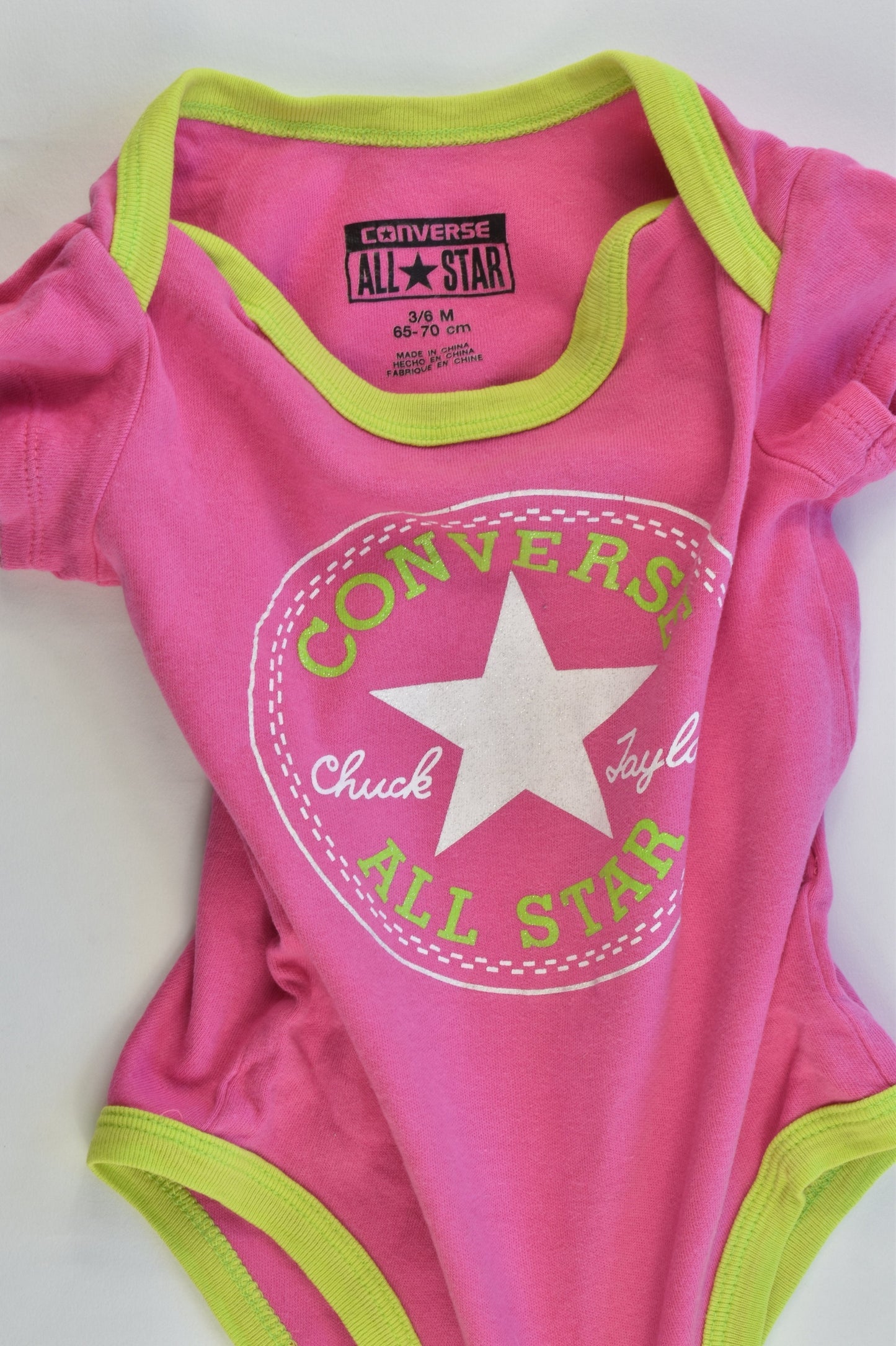 Converse All Star Size 3/6 months (65-70 cm) Bodysuit