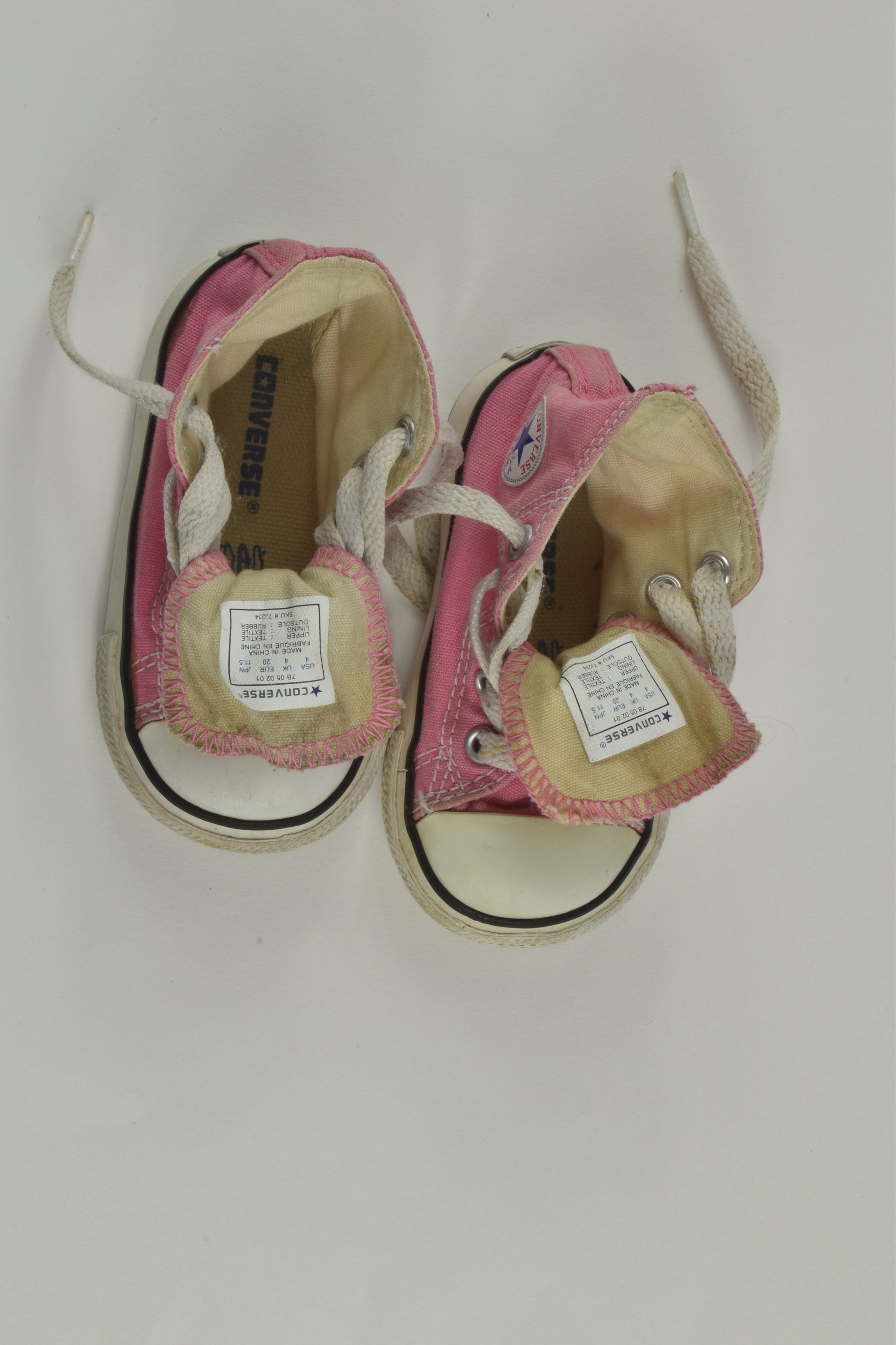 Converse All Star Size 4 Pink Shoes