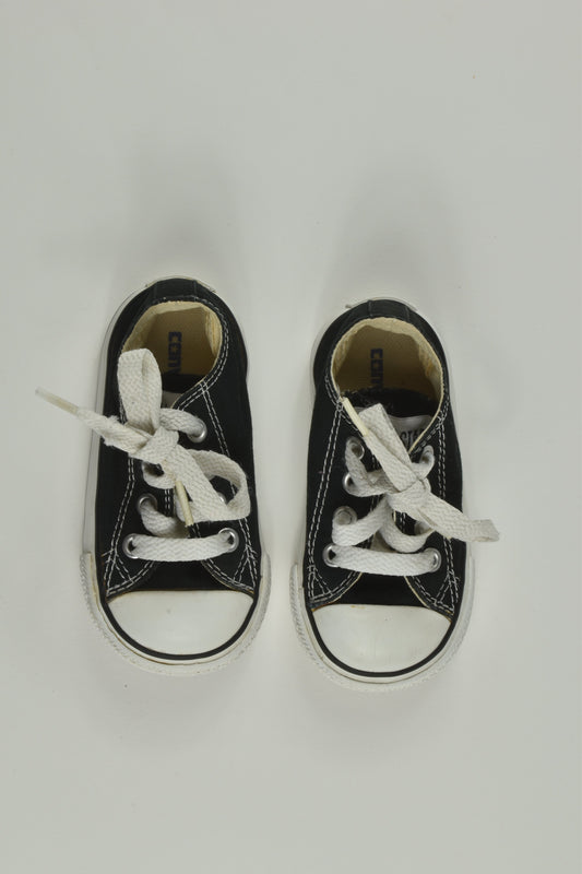 Converse All Star Size UK 4 Black Shoes