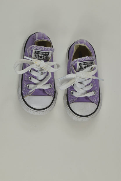 Converse All Star Size UK 4 Purple Shoes