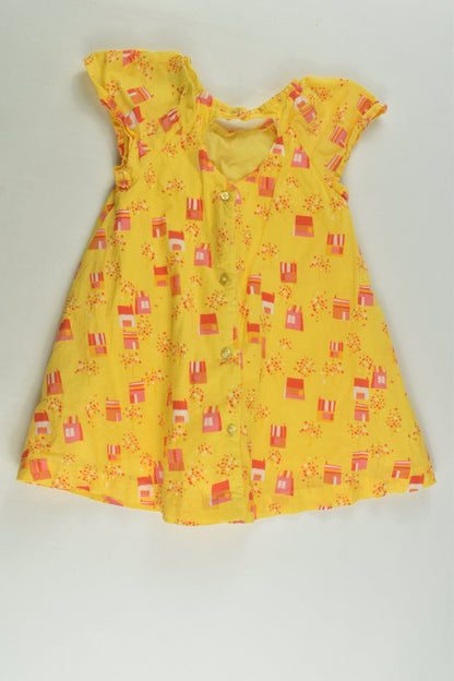 Cosmic Zoo by Vertbaudet Size 00 Lined Dress