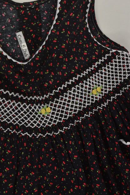 Cotton Club Size 6 Smocked Cherries Dress