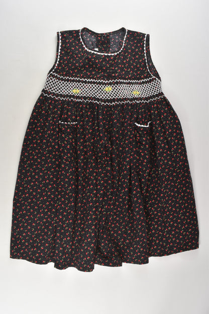 Cotton Club Size 6 Smocked Cherries Dress