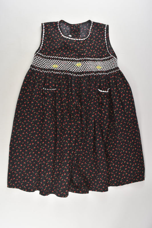 Cotton Club Size 6 Smocked Cherries Dress