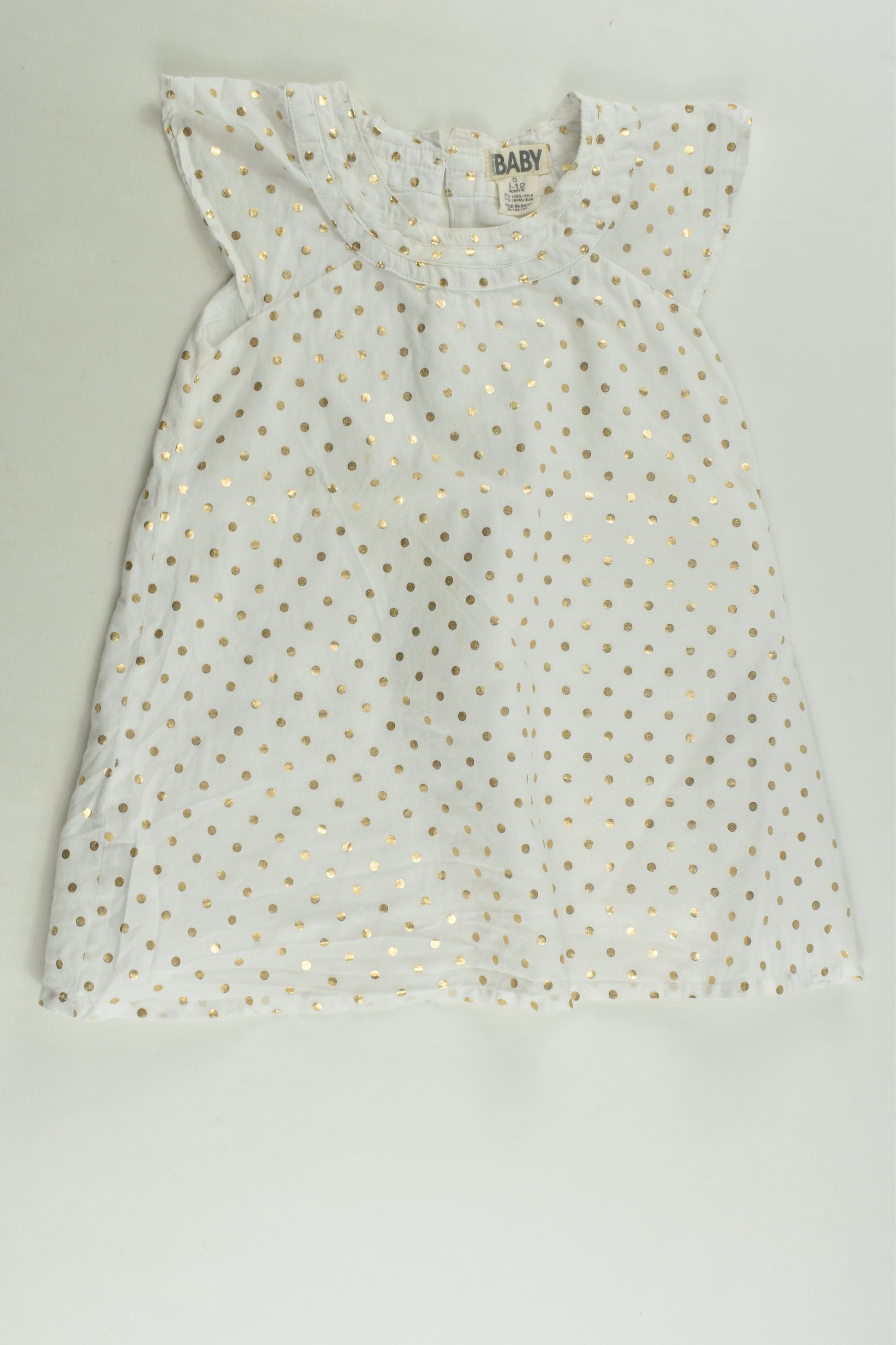 Cotton On Baby Size 0 Lined Dress