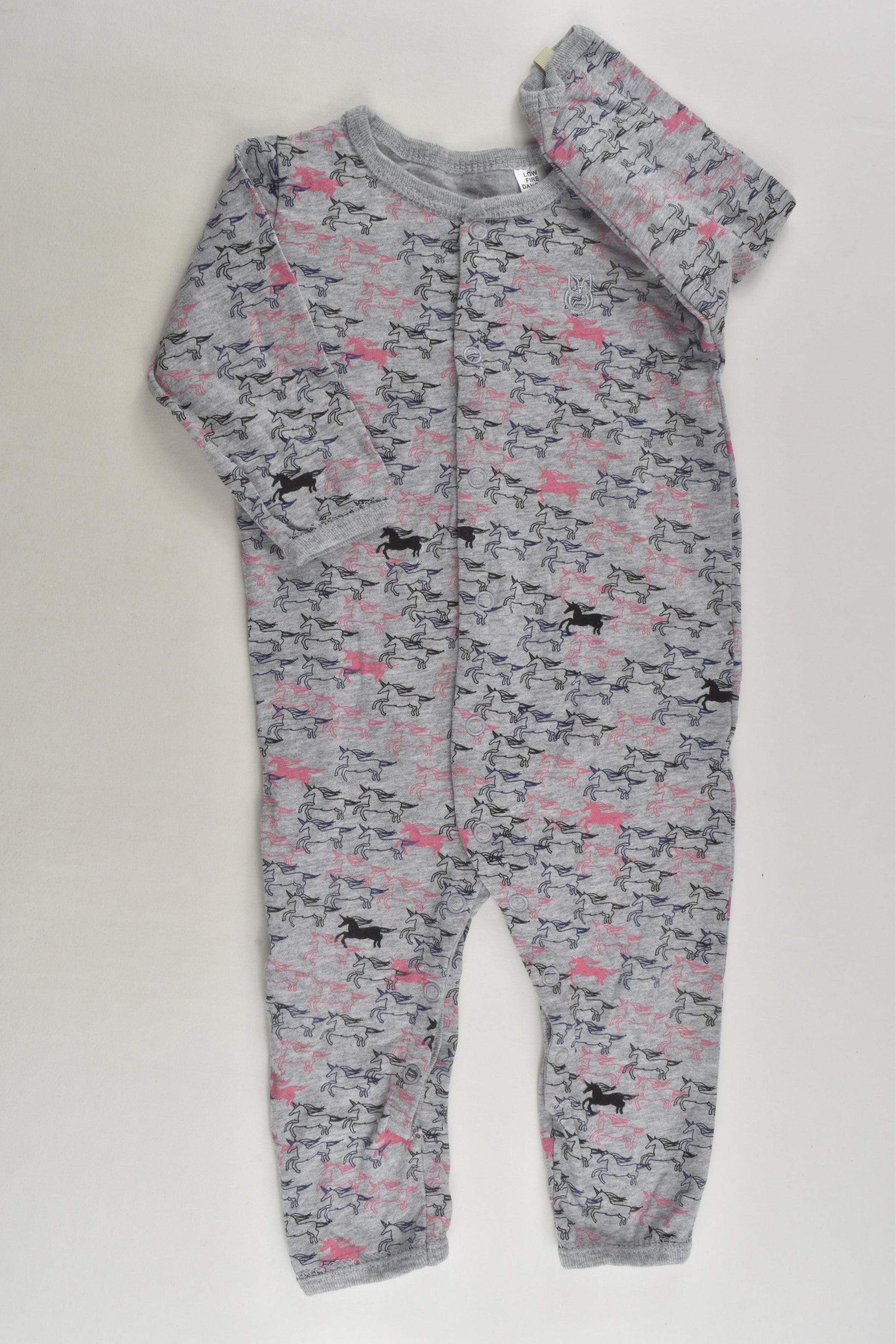 Cotton On Baby Size 0 Unicorn Romper