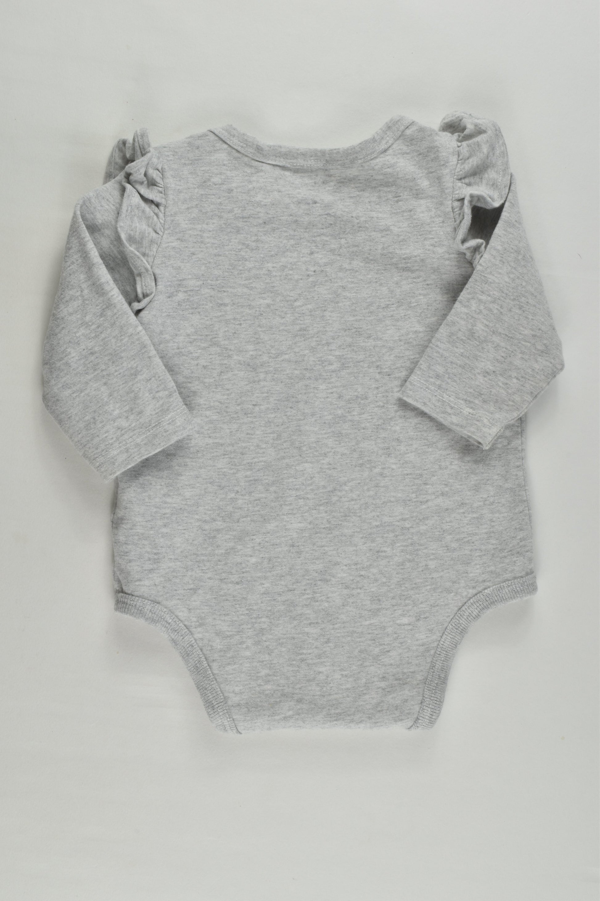 Cotton On Baby Size 00 (3-6 months) Ruffle Bodysuit